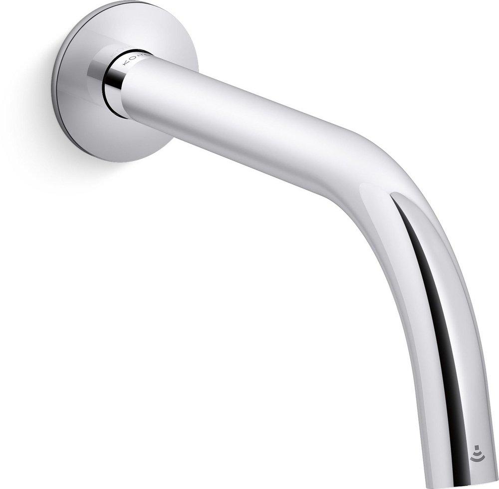 0.5 gpm Touchless Wall Mount Bathroom Sink Faucet with Kinesis&reg; Sensor Technology, Tube Design, and AC-Powered in Polished Chrome 