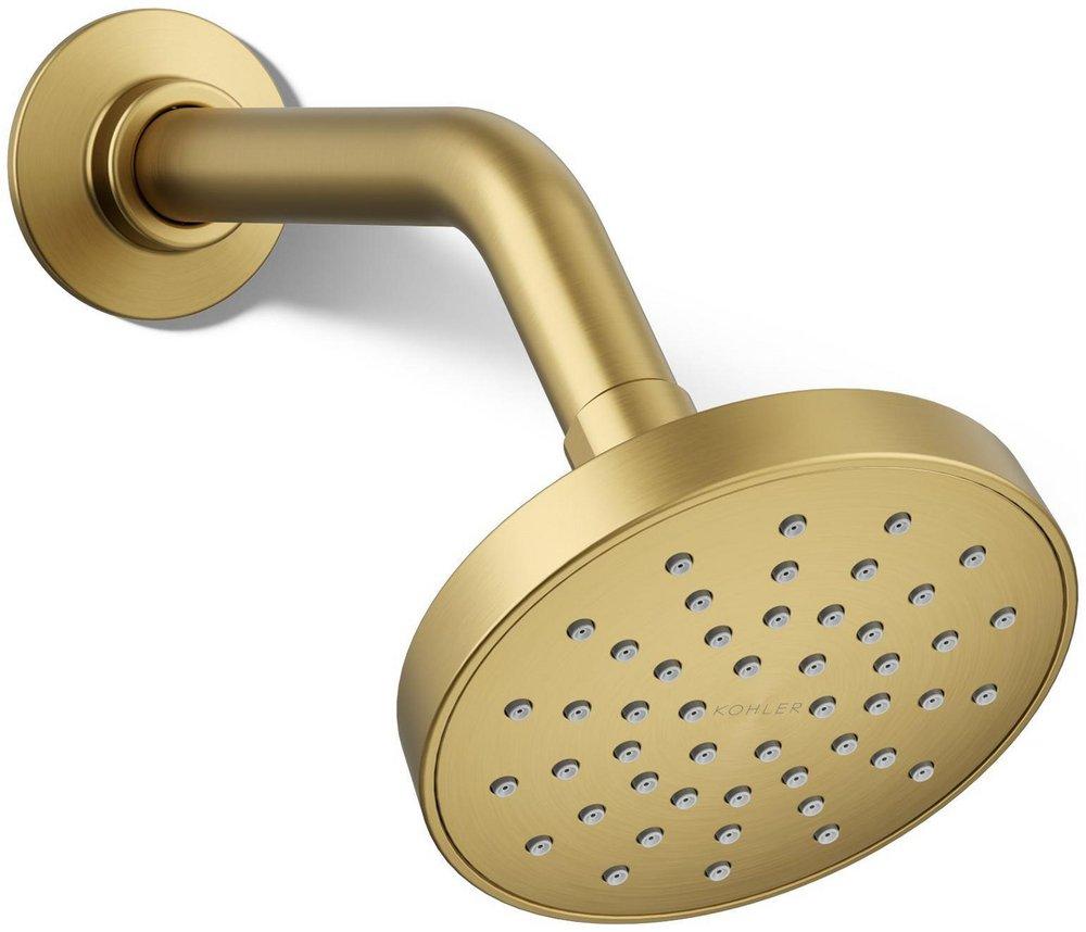 Single Function Showerhead in Vibrant&reg; Brushed Moderne Brass 