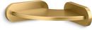 Corner Foot Ledge in Vibrant&reg; Brushed Moderne Brass 