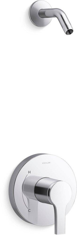 Single Handle Shower Faucet in Polished Chrome (Trim Only) (Showerhead Sold Separately) 