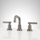 Signature Hardware Gunmetal Two Handle Widespread Bathroom Sink Faucet 
