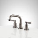 Signature Hardware Gunmetal Two Handle Widespread Bathroom Sink Faucet 