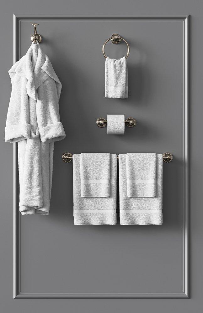 24 in. Towel Bar in Polished Nickel 