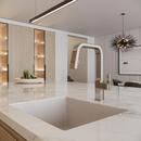 Single Handle Pull Down Kitchen Faucet in Polished Nickel 