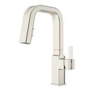 Pull Down Kitchen Faucet in Polished Nickel (Handle Sold Separately) 