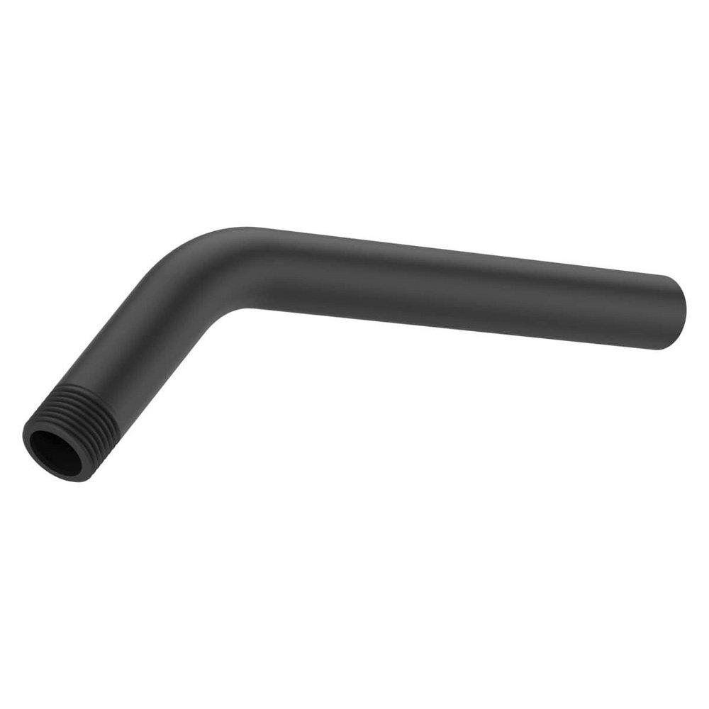 UNIVERSAL 9 IN. CURVED SHOWER ARM IN MATTE BLACK 