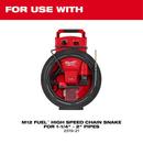 2 CARBIDE CHAIN KNOCKER FOR 1/4 CHAIN SNAKE CABLE 