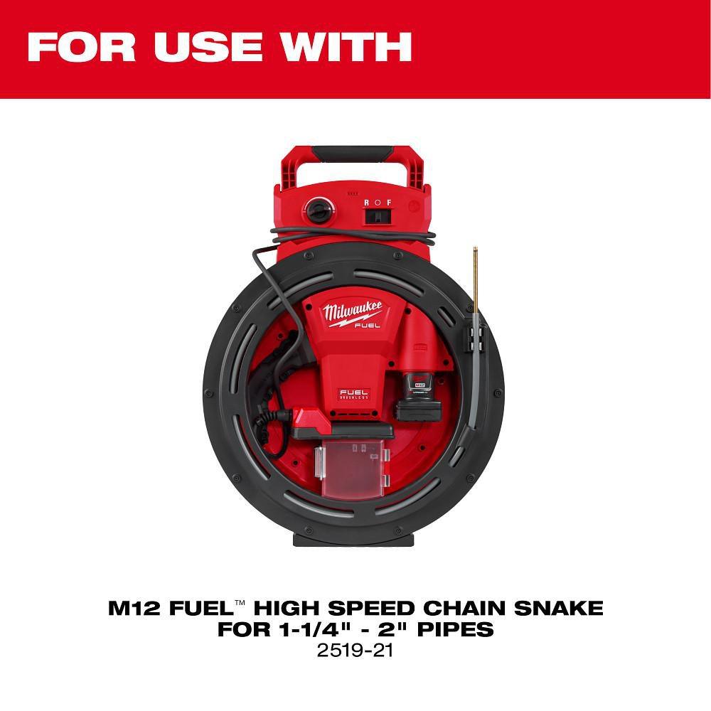 2 CARBIDE CHAIN KNOCKER FOR 1/4 CHAIN SNAKE CABLE 