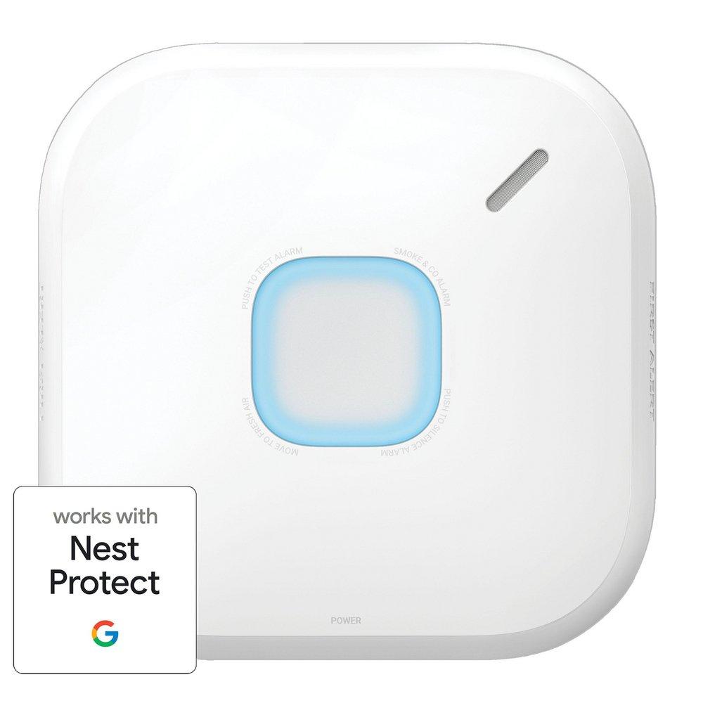 SC5 HARDWIRE SMART SMOKE & CARBON MONOXIDE CO ALARM. OFFERS SMART 2-IN-1 SMOKE/FIRE & CO DETECTION COMPATIBLE W/  NEST PROTECT BRK & FIRST ALERT ALARMS TO EASILY INTEGRATE & UPGRADE PROTECTION 