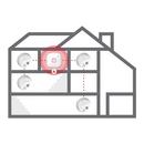 SC5 Hardwired Smart Smoke + CO Alarm, 120V AC with Battery Backup, 2-in-1 Protection, Nest/Google Compatible 