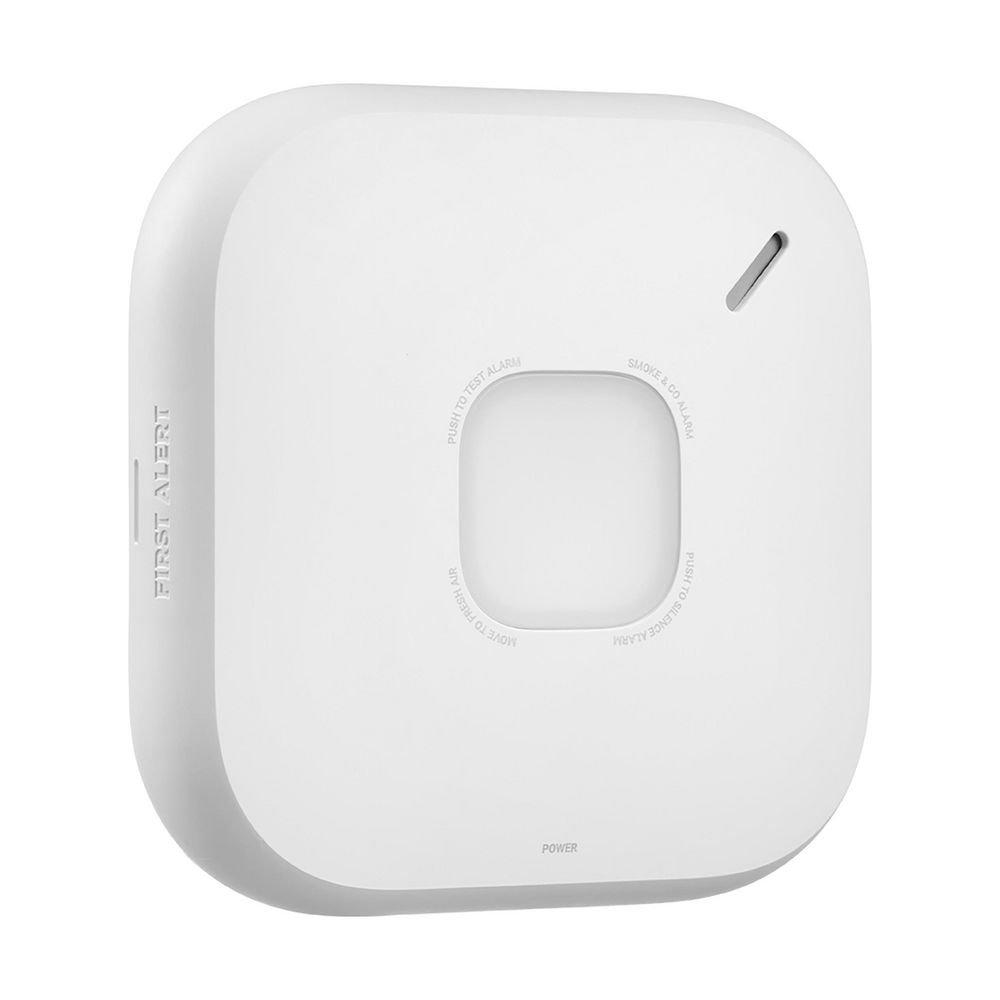 SC5 Hardwired Smart Smoke + CO Alarm, 120V AC with Battery Backup, 2-in-1 Protection, Nest/Google Compatible 