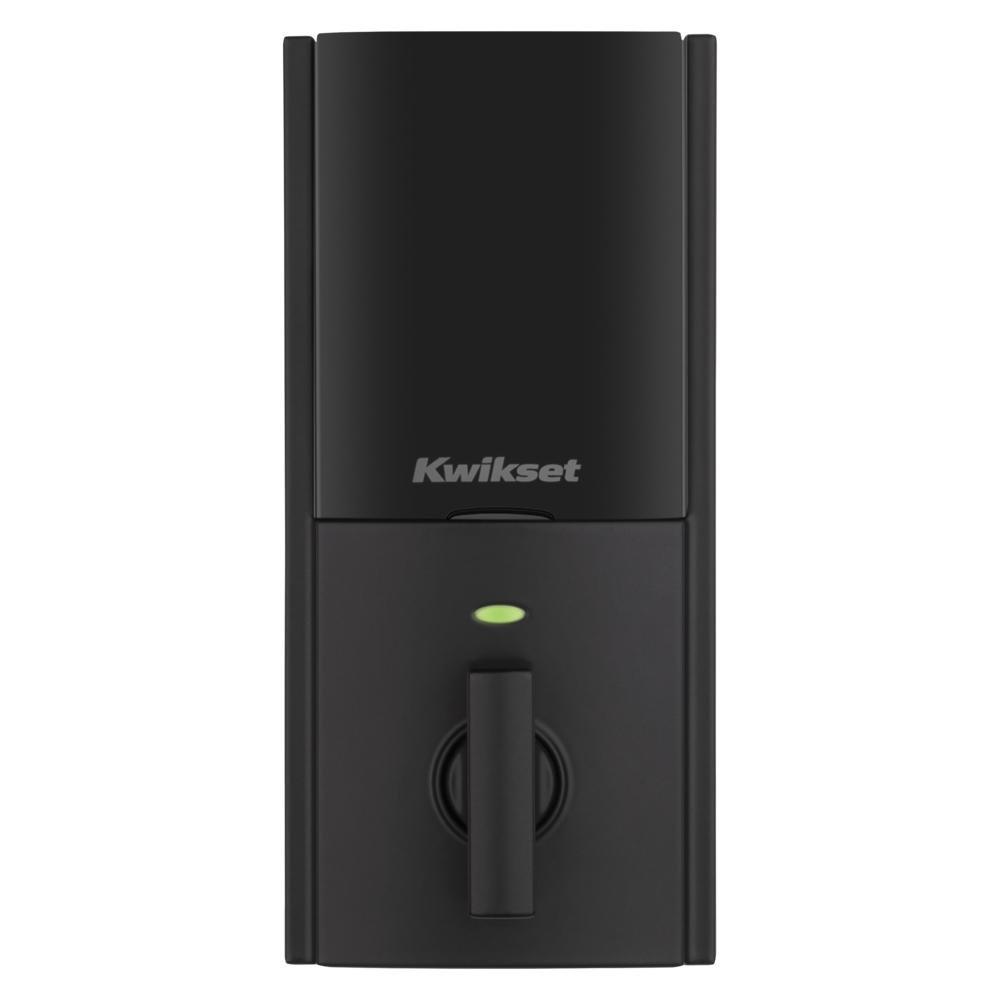 918 HOMECONNECT ELECTRONIC DEADBOLT FEATURING SMARTKEY SECURITY AND Z-WAVE TECHNOLOGY IN MATTE BLACK 