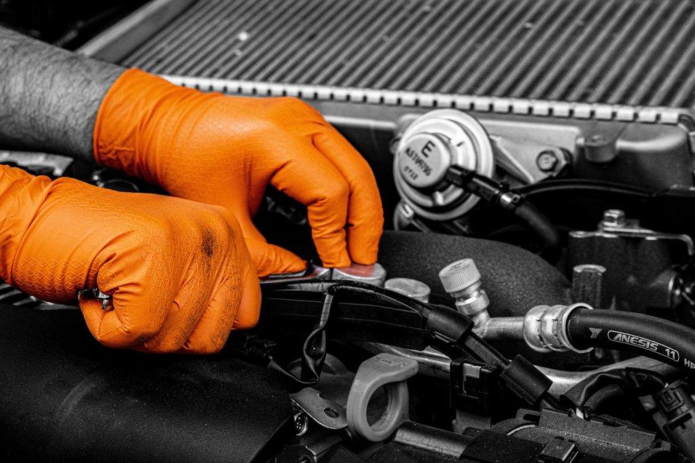 Nitrile Gloves, Powder-Free, 7 Mil, 3D Cube Grip (Box of 100) 