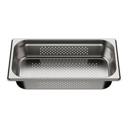 6.89 in. x 12.8 in. Small Stainless Steel Colander for Sink