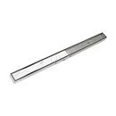 36 S-STAINLESS STEEL SERIES COMPLETE KIT WITH TILE INSERT FRAME IN POLISHED STAINLESS 