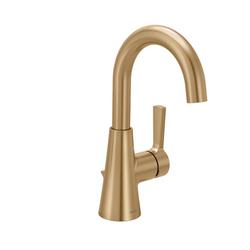Single Handle Monoblock Bathroom Sink Faucet in Bronzed Gold