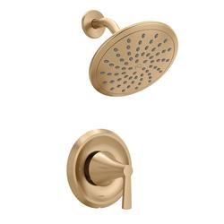 One Handle Single Function Shower Faucet in Bronzed Gold (Trim Only)