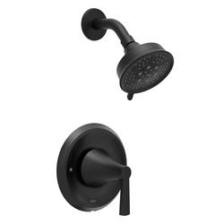 Single Handle Multi Function Shower Faucet in Matte Black (Trim Only)
