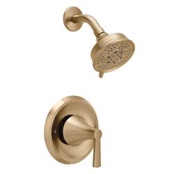 Single Handle Multi Function Shower Faucet in Brushed Gold (Trim Only)