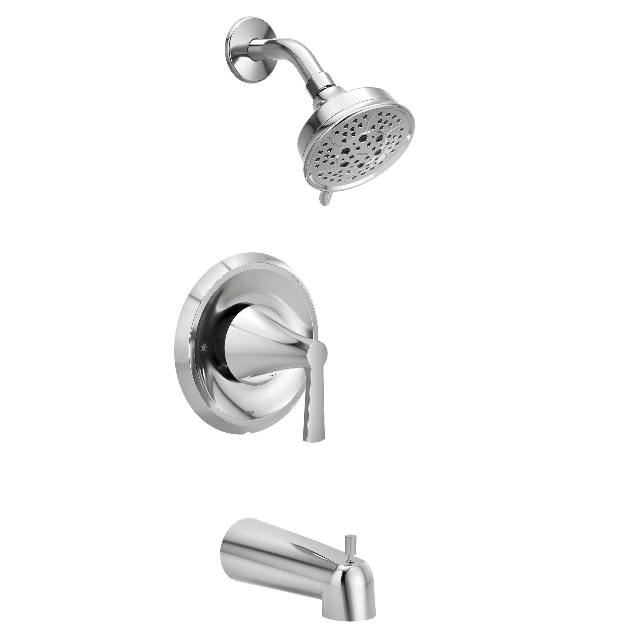 Moen Chrome Single Handle Multi Function Bathtub & Shower Faucet (Trim Only) 