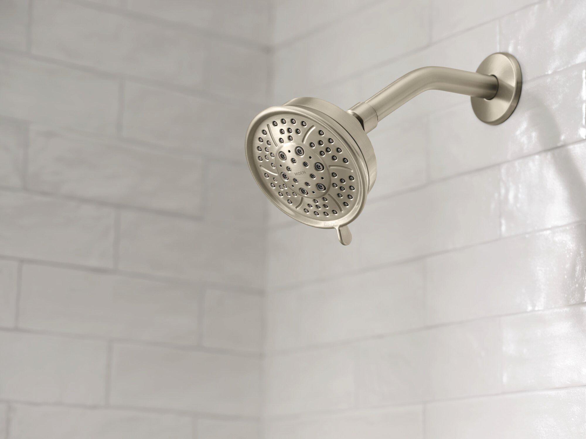 Moen Brushed Nickel Single Handle Multi Function Bathtub & Shower Faucet (Trim Only) 