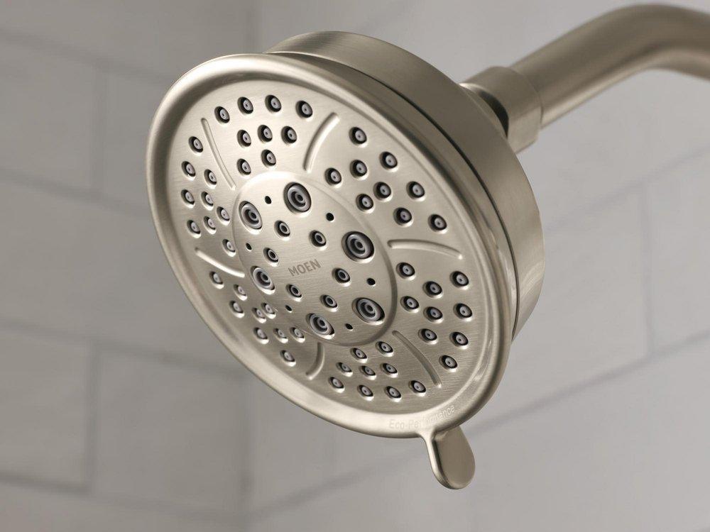 Moen Brushed Nickel Single Handle Multi Function Bathtub & Shower Faucet (Trim Only) 