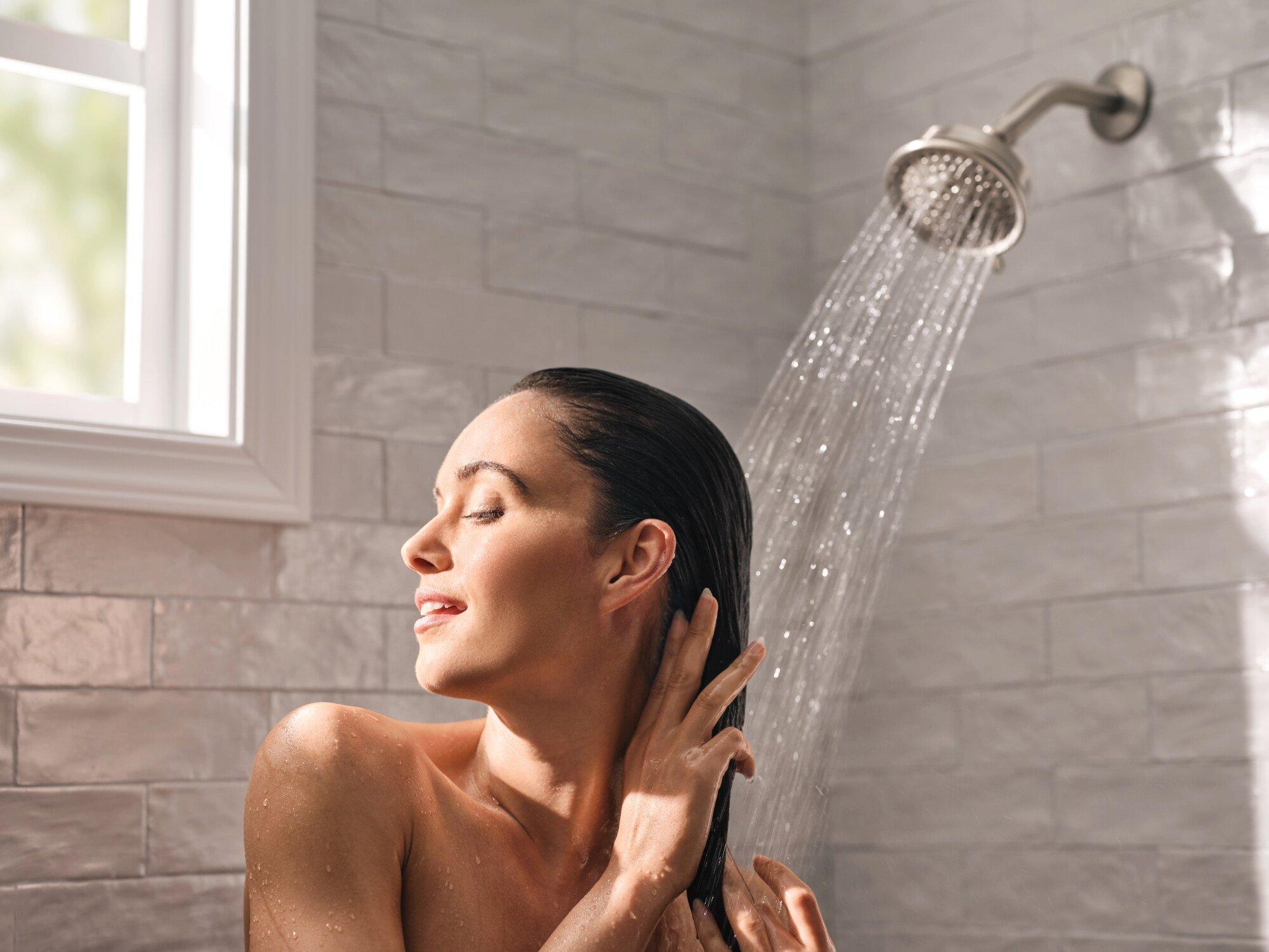 Moen Brushed Nickel Single Handle Multi Function Bathtub & Shower Faucet (Trim Only) 