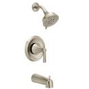 Moen Brushed Nickel Single Handle Multi Function Bathtub & Shower Faucet (Trim Only) 