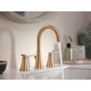 Moen Bronzed Gold Two Handle Widespread Bathroom Sink Faucet 