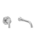CHROME ONE-HANDLE NON DIVERTER TUB FILLER 