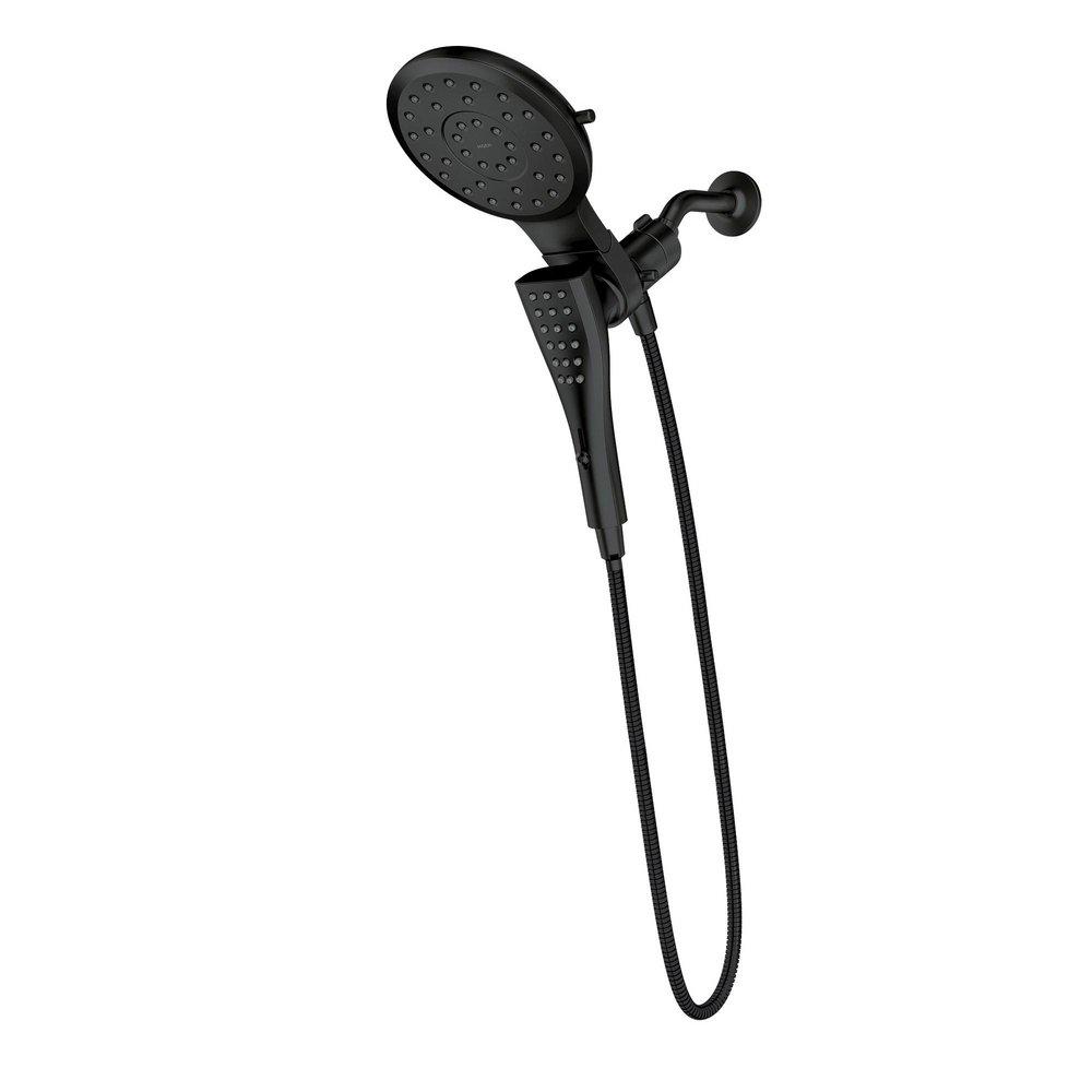 Moen Matte Black Multi Function Showerhead with Hand Shower 