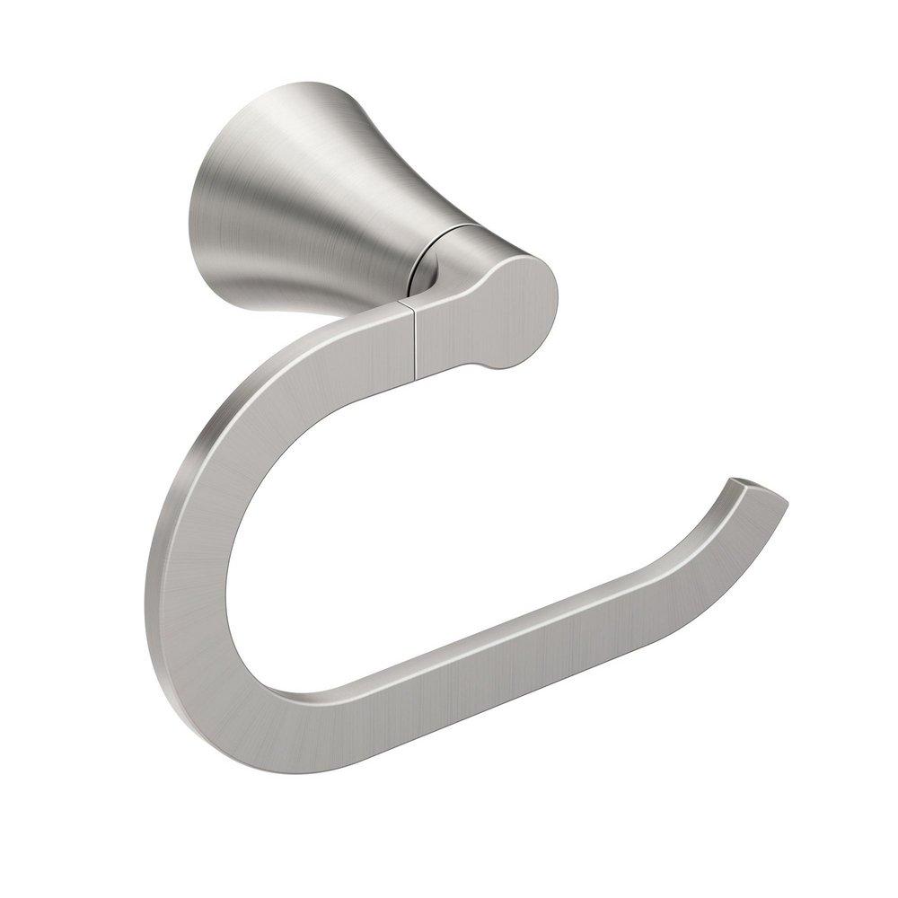 BRUSHED NICKEL TOWEL RING 