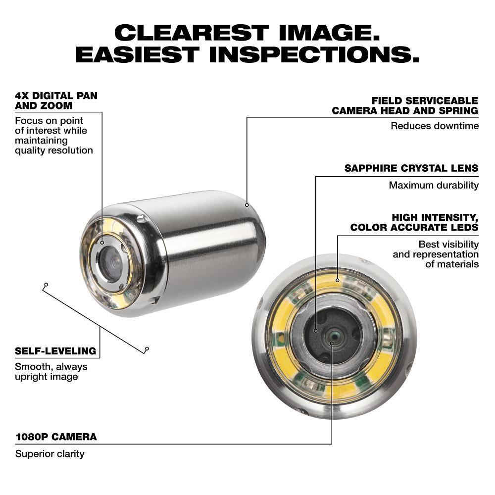 20MM REPLACEMENT CAMERA HEAD KIT FOR M12 85? HIGH FLEX COMPACT INSPECTION CAMERA 