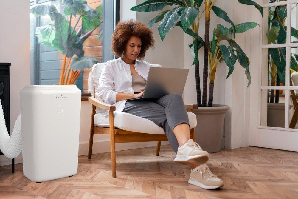 ZONEAIRE SELECT PORTABLE AIR CONDITIONER COOL WI-FI 12K 115V SINGLE HOSE 