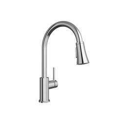 Single Handle Pull Down Kitchen Faucet in Chrome Plated