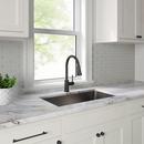 PROFLO&reg; Matte Black Single Handle Pull Down Kitchen Faucet 