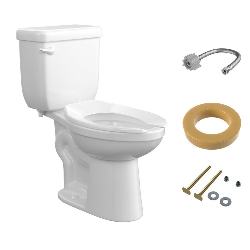 Elongated Two Piece Toilet Bundle (6 Pieces)? 