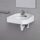 Wall Mount Bathroom Sink with Centerset Faucet Bundle (7 Pieces)? 