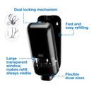 TORK S4 MANUAL SOAP AND SANITIZER DISPENSER BLACK 