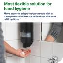 TORK S4 MANUAL SOAP AND SANITIZER DISPENSER BLACK 