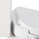 1.28 gpf Two Piece Elongated Toilet with Reversible Tank and Chrome Handle, Includes Bidet Seat 