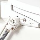 LAVRIK TWO-PIECE ELONGATED TOILET WITH REVERSIBLE TANK - BIDET SEAT - BRUSHED NICKEL HANDLE 