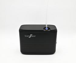 HVAC Bluetooth Scent Diffuser with Integrated HVAC Fan Switch in Black
