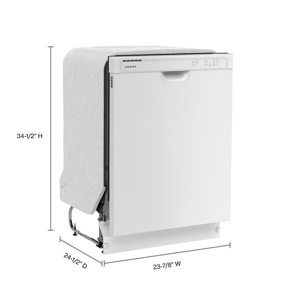 23-7/8 in. Built-In Dishwasher in White 
