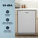 23-7/8 in. Built-In Dishwasher in White 
