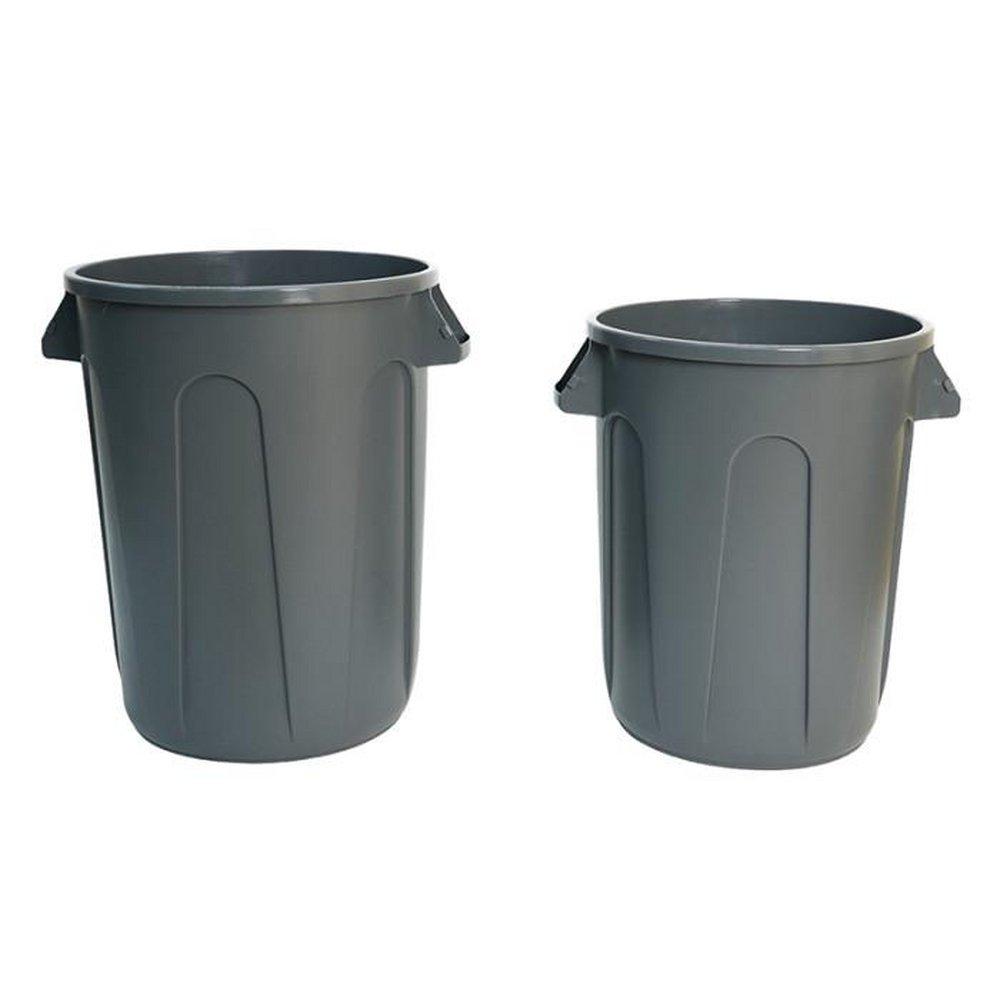 32 GALLON ROUND WASTE RECEPTACLE BLUE 