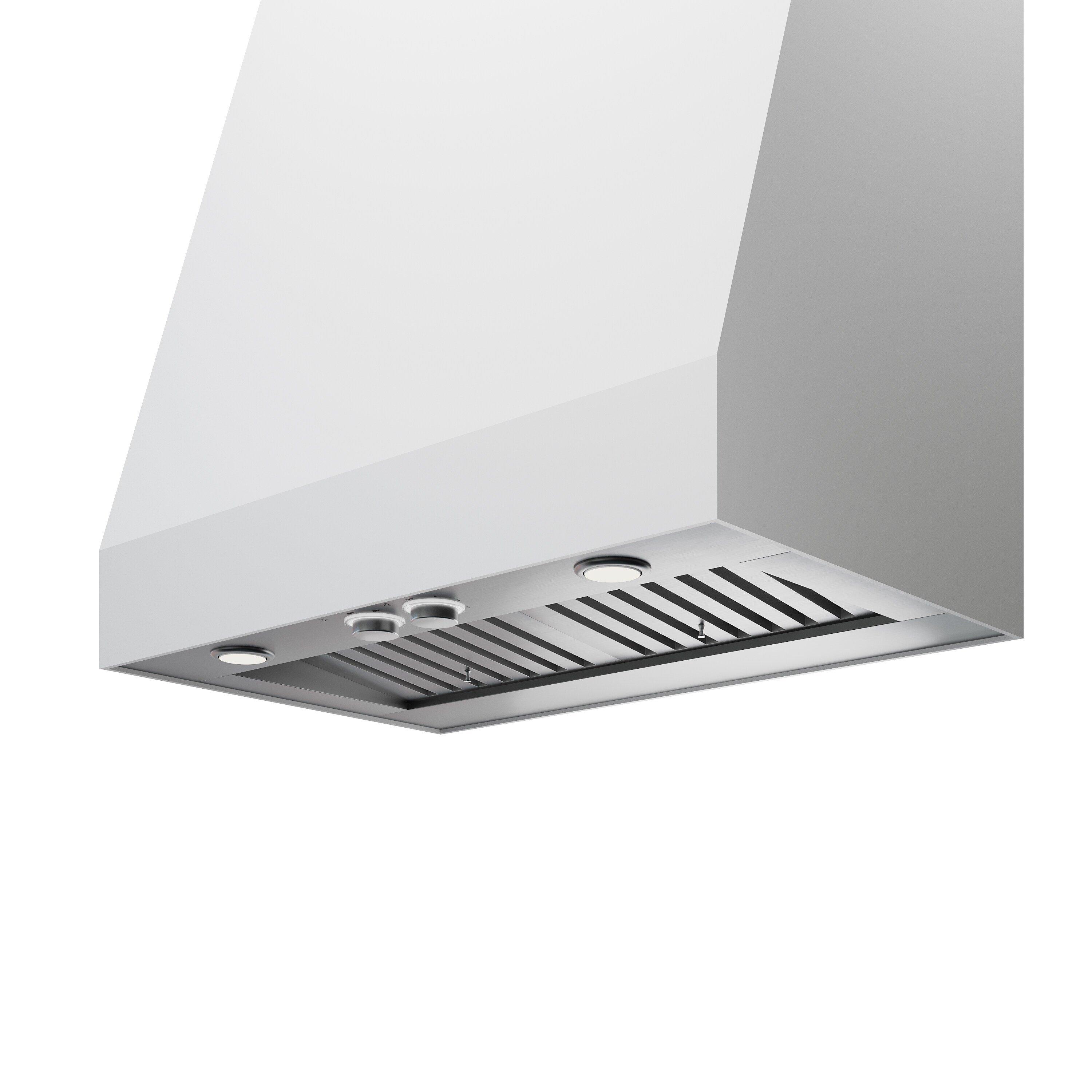 34 in. Range Hood Insert in Stainless Steel 