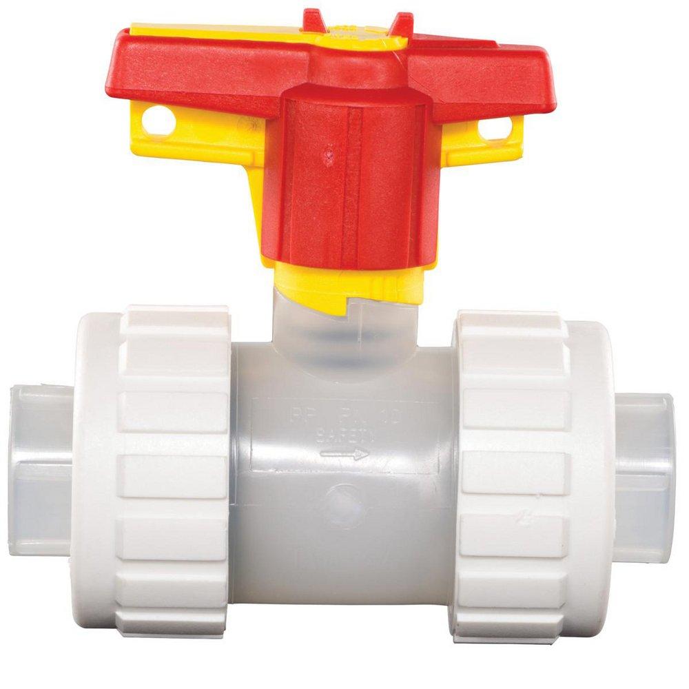 .5 True Union Ball Valve - Whiteline PP SF 