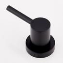 LEXIA 4-HOLE ROMAN TUB FAUCET AND HAND SHOWER WITH ROUGH-IN VALVE - MATTE BLACK 