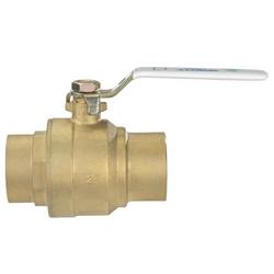 2 in Bronze Full Port Sweat Ball Valve